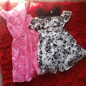 2 Girls Size 16 Dresses